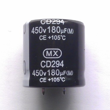 180uF 450V Snap In Electrolytic Capacitors